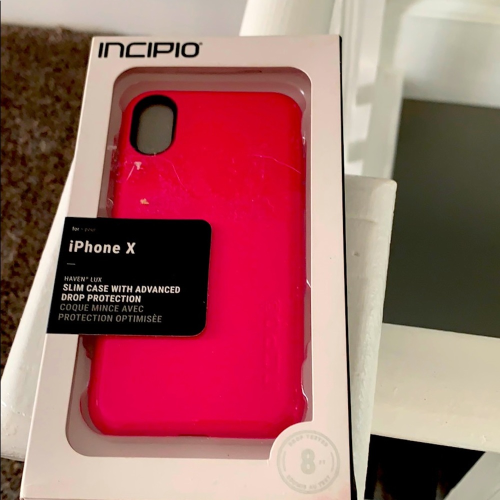 Incipio IPhone X phone case. Magenta. Never used